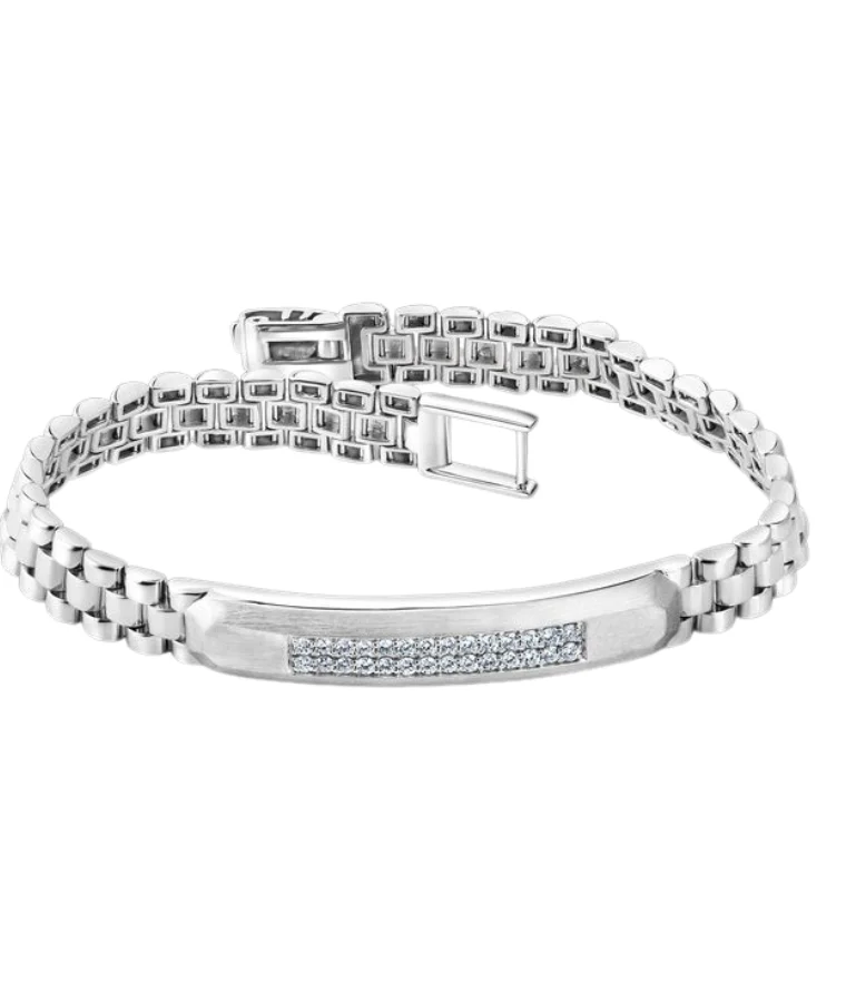 mens statement natural diamond bracelets