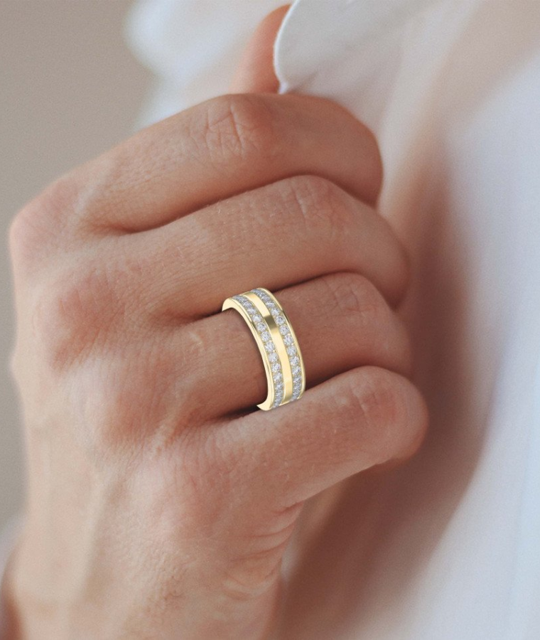 womens earth mined diamond rings