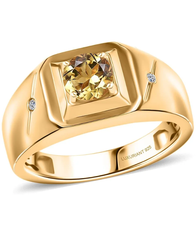 mens vintage lab grown diamond rings