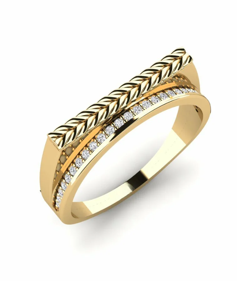 Mens Natural Diamond Party Wear Rings