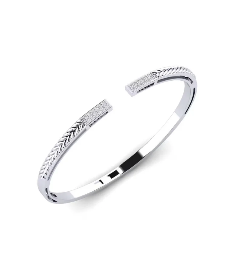 mens palladium natural diamond bracelets