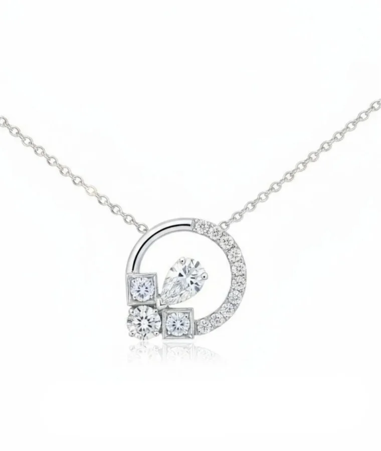 womens vintage natural diamond pendants