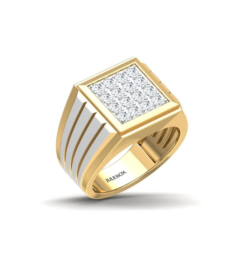 Mens Gold Lab Grown Diamond Rings