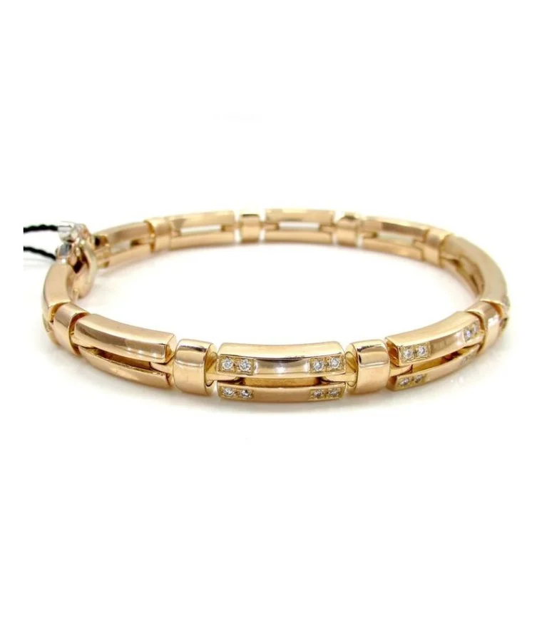 womens gold natural diamond bracelets