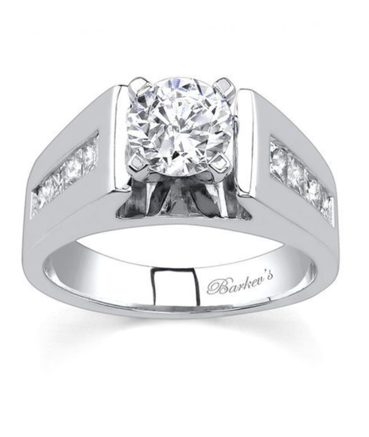 mens white gold lab grown diamond rings