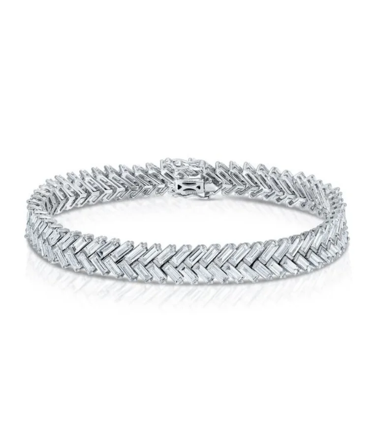 Mens Certified lab grown diamond bracelets