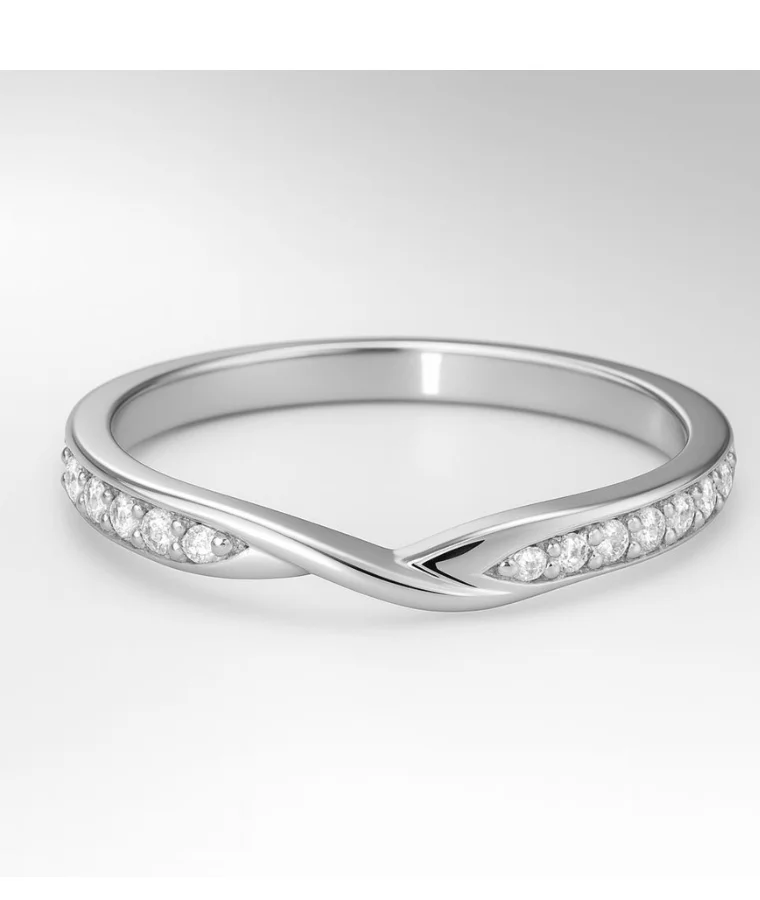 womens platinum natural diamond rings