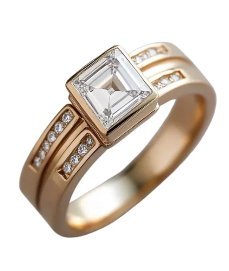 Mens Natural Diamond Party Wear Rings