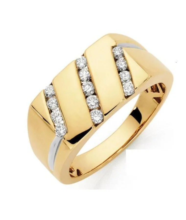 mens minimal lab grown diamond rings