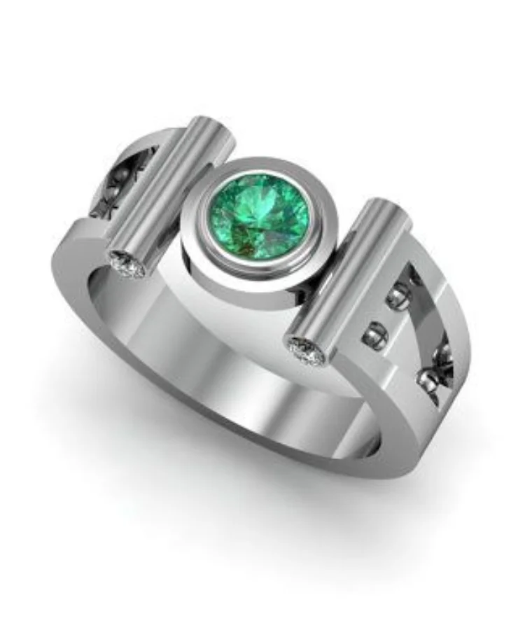 mens designer natural diamond rings