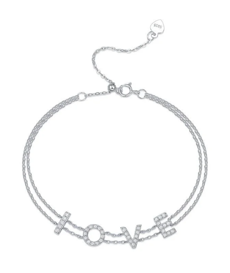 womens platinum lab grown diamond bracelets