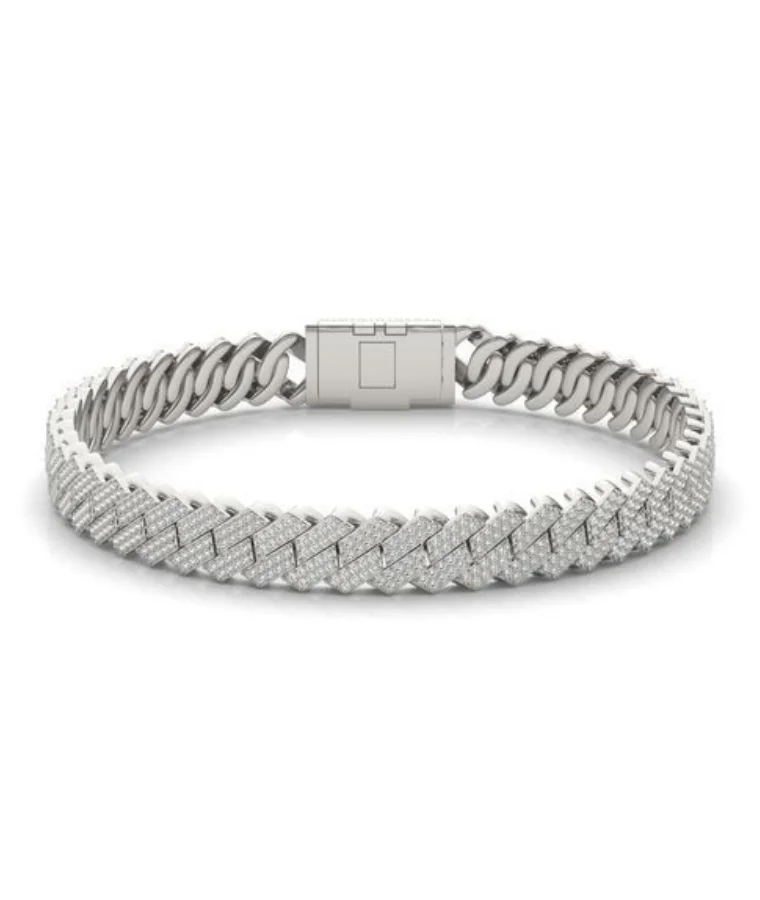 womens white gold natural diamond bracelets