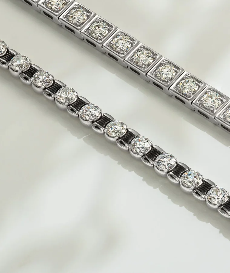 mens designer lab grown diamond bracelets