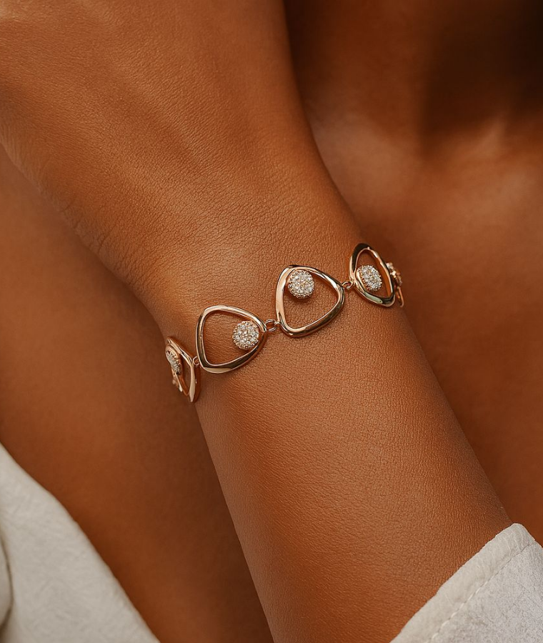 Womens Vintage Lab Grown Diamond Bracelets