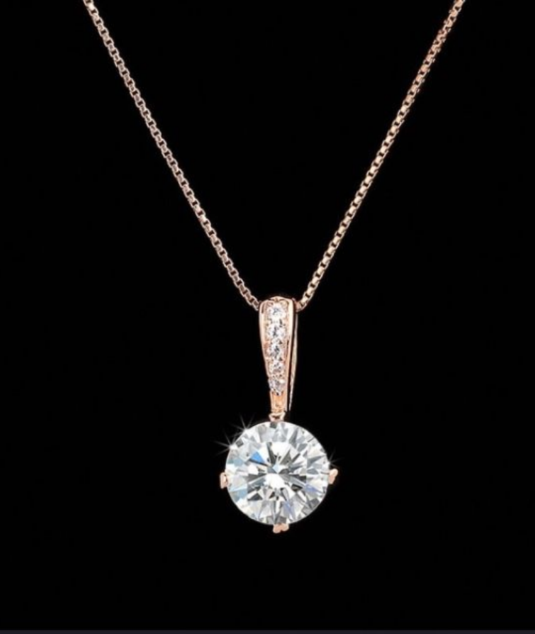 Womens Classic Lab Grown Diamond Pendants