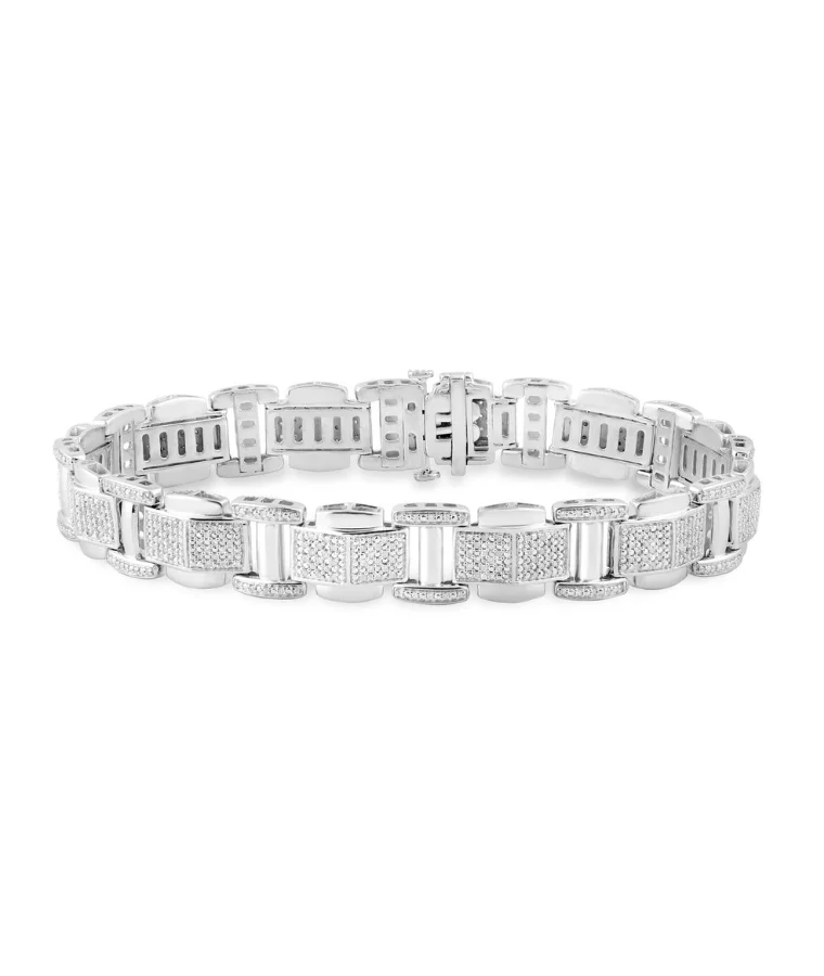 mens conflict natural diamond bracelets