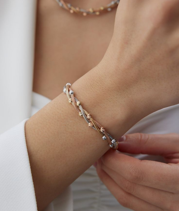 womens geometric lab grown diamond bracelets