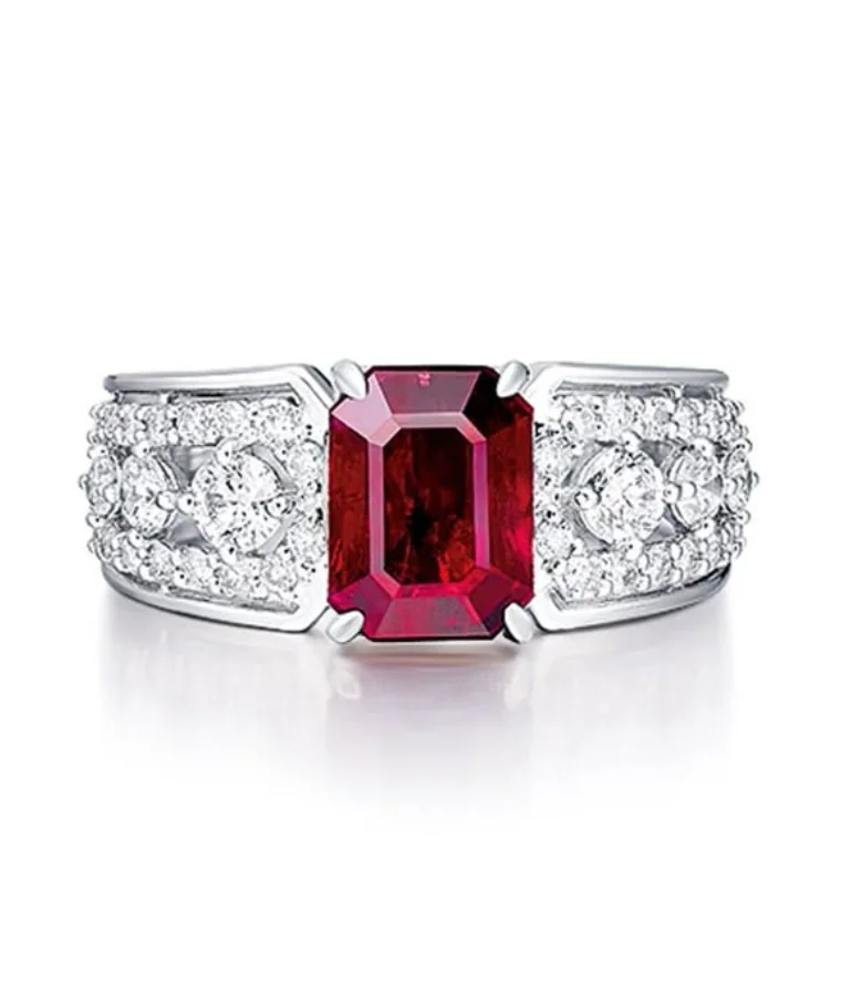mens palladium natural diamond rings