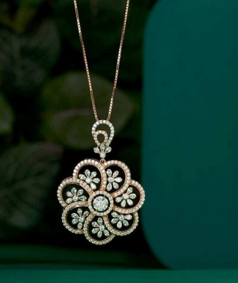 Womens Classic Lab Grown Diamond Pendants