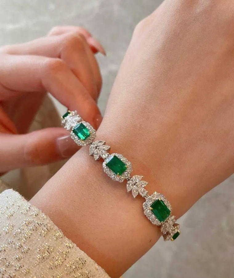 womens statement natural diamond bracelets