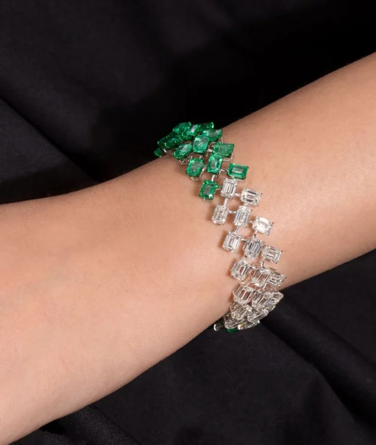 womens gold lab grown diamond bracelets