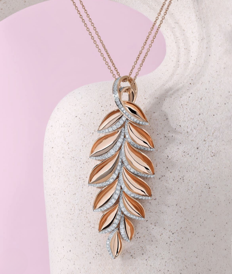 womens geometric natural diamond pendants