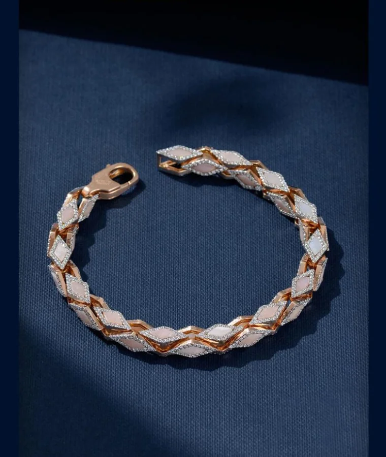 Mens Certified lab grown diamond bracelets