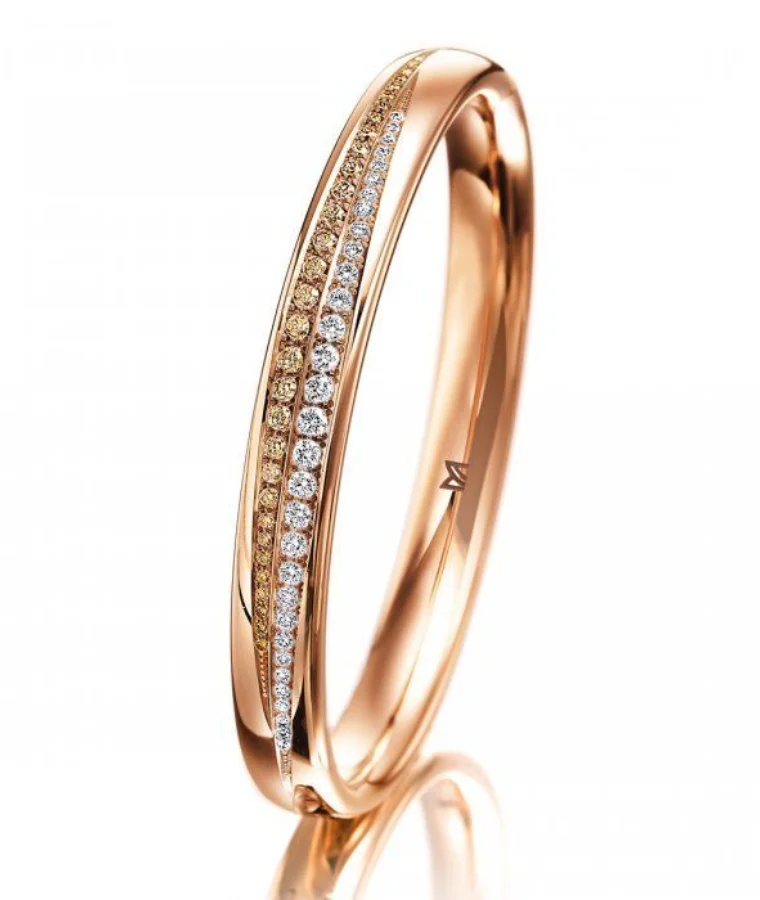 womens signet natural diamond bracelets