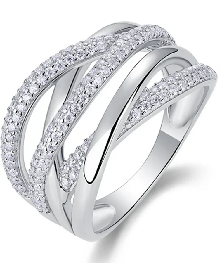 womens palladium natural diamond bracelets