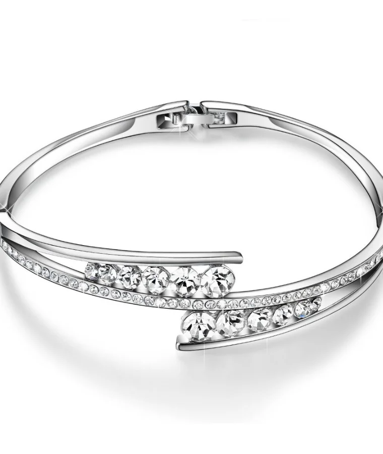 womens gold lab grown diamond bracelets