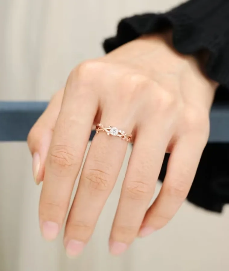 womens designer natural diamond rings