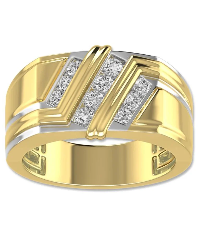Mens Natural Diamond Anniversary Rings