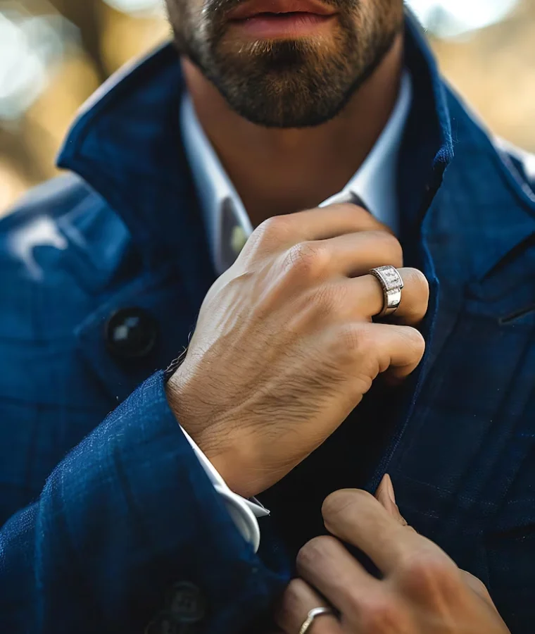 mens diamond rings