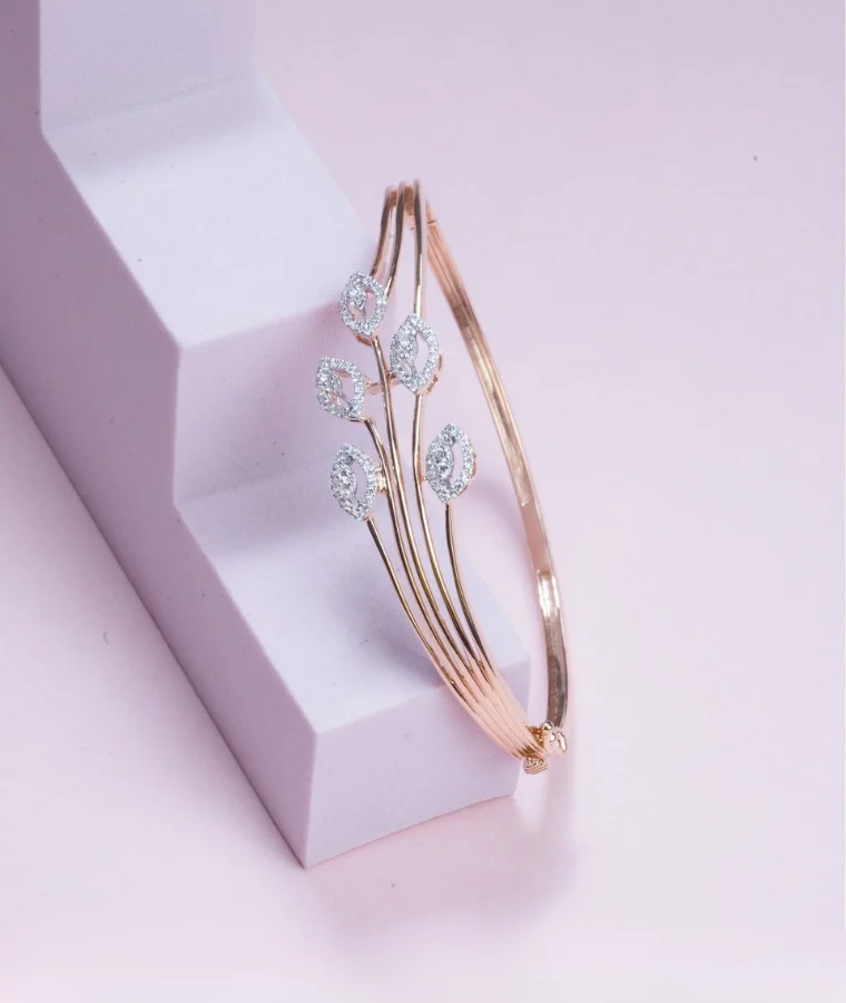 Womens solitaire lab grown diamond bracelets