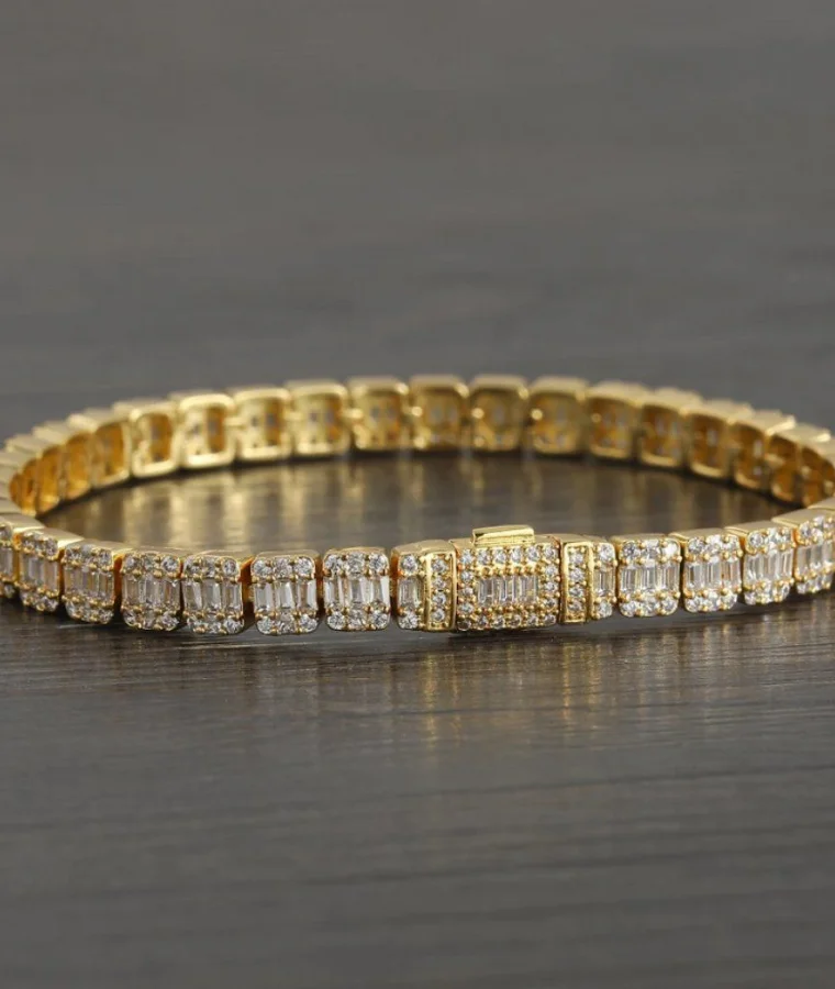mens conflict free lab grown diamond bracelets