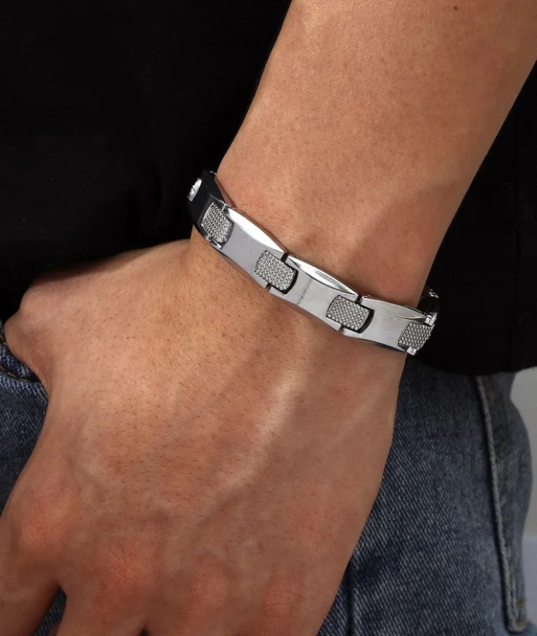 mens conflict natural diamond bracelets