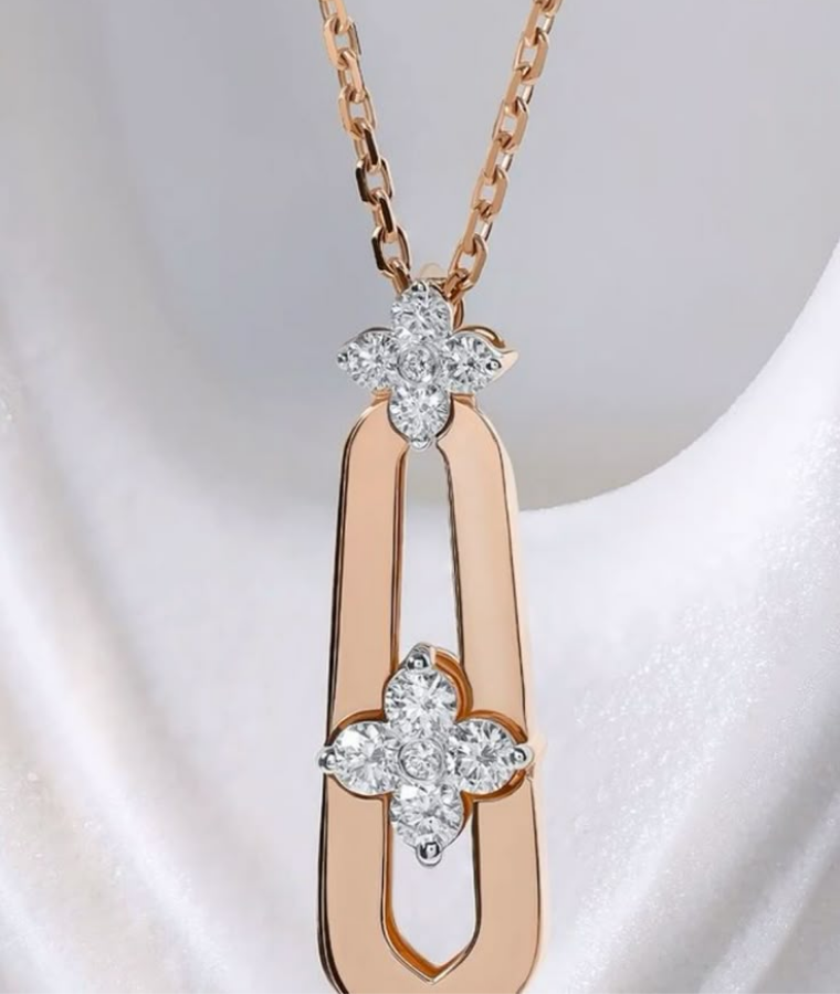 womens solitaire lab grown diamond pendants