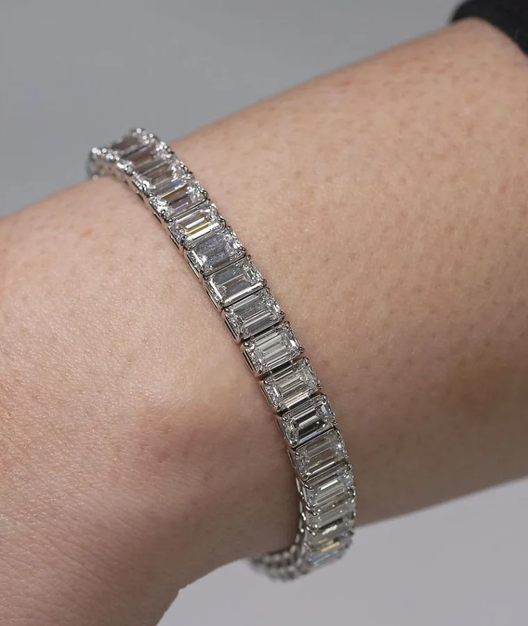 mens conflict free lab grown diamond bracelets