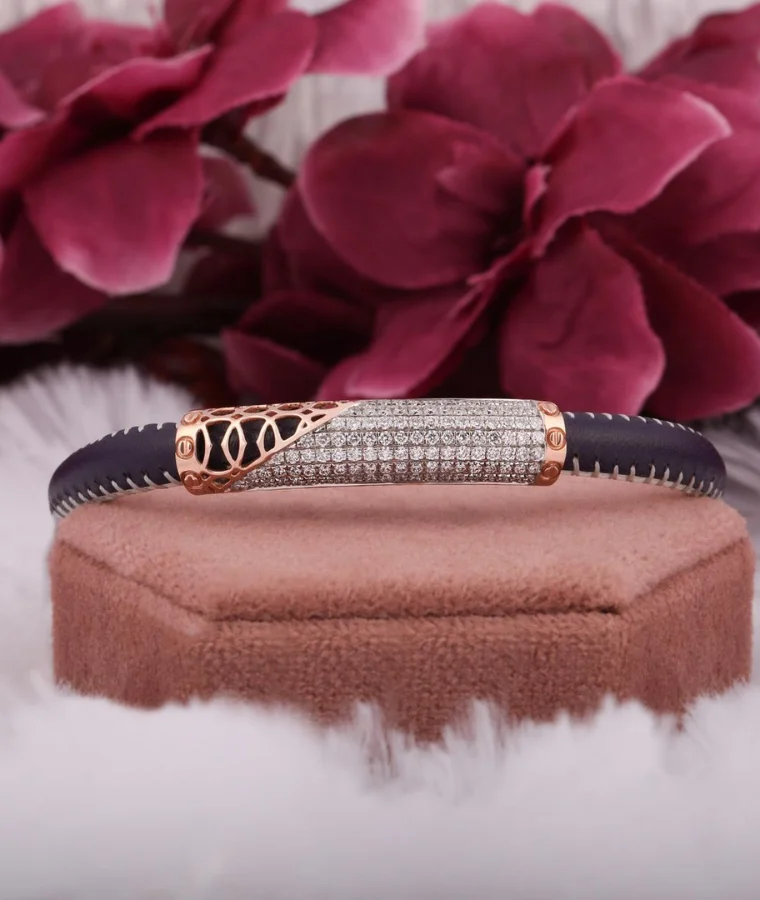 mens signet lab grown diamond bracelets
