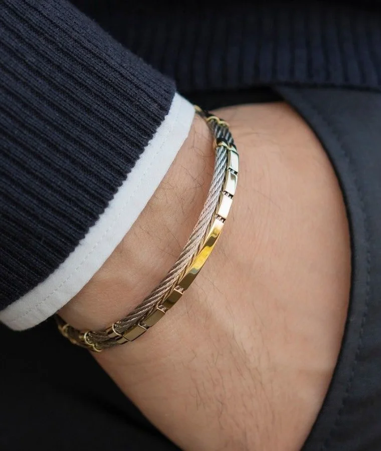 mens conflict free lab grown diamond bracelets