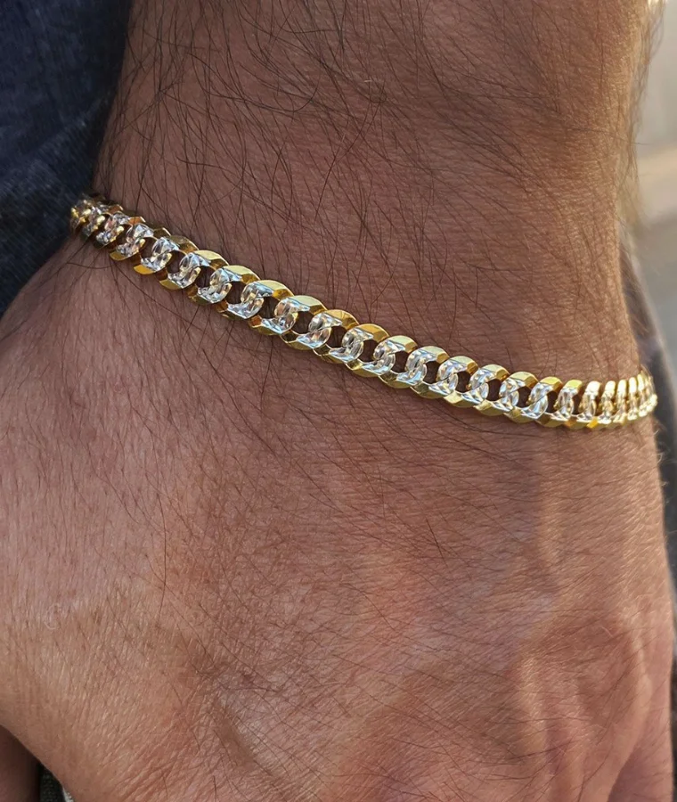 mens authentic lab grown diamond bracelets