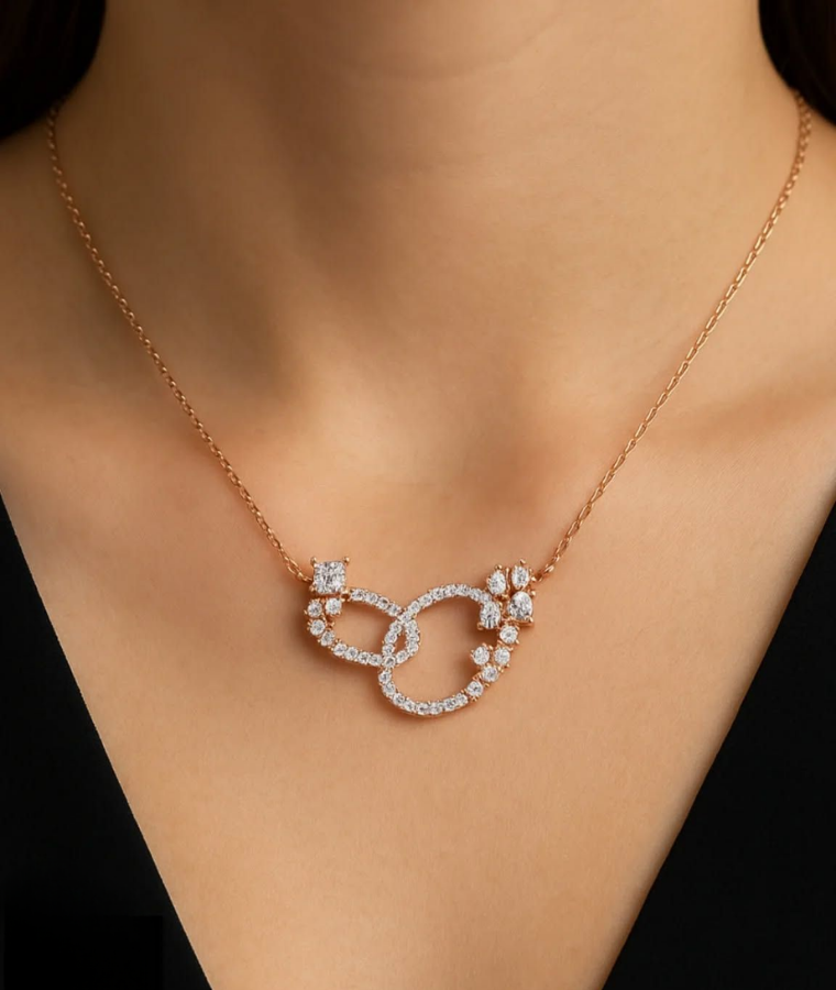 womens statement lab grown diamond pendants